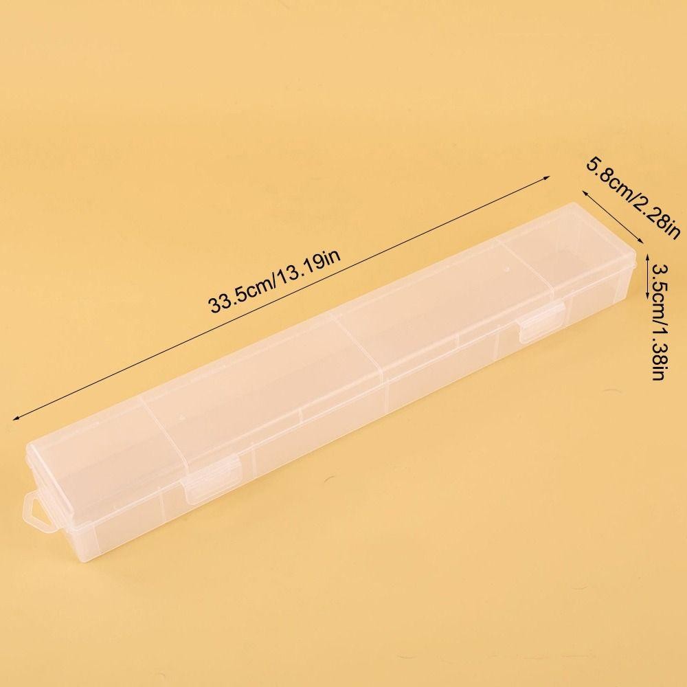 Bút HIGHVIEWLS, Hộp đựng nhựa trong suốt, Hộp đựng bút màu nước dung tích lớn đa chức năng