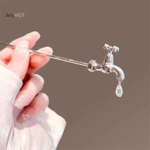 Julyhot Sáng Tạo Vòi Tóc Thời Trang Nữ Kim Loại Kẹp Tóc Nữ Trang Trí Tóc Phụ Kiện Tóc Quà Tặng Massivedeals