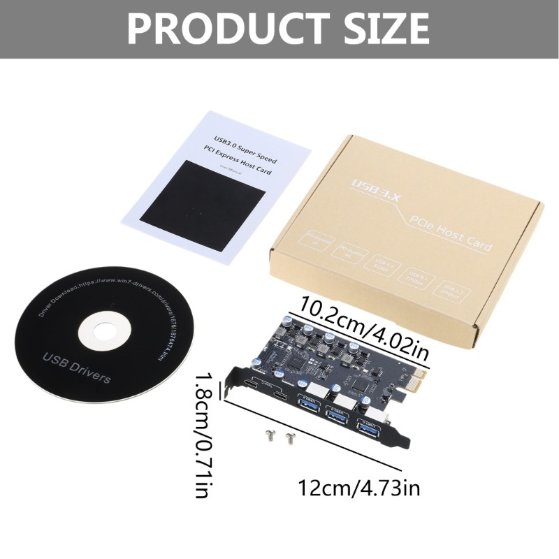 VIC USB 3 0 PCIE 4 0 x16 Board PCIE USB3 0 Adapter Bộ Điều Khiển USB Thẻ Cho PC