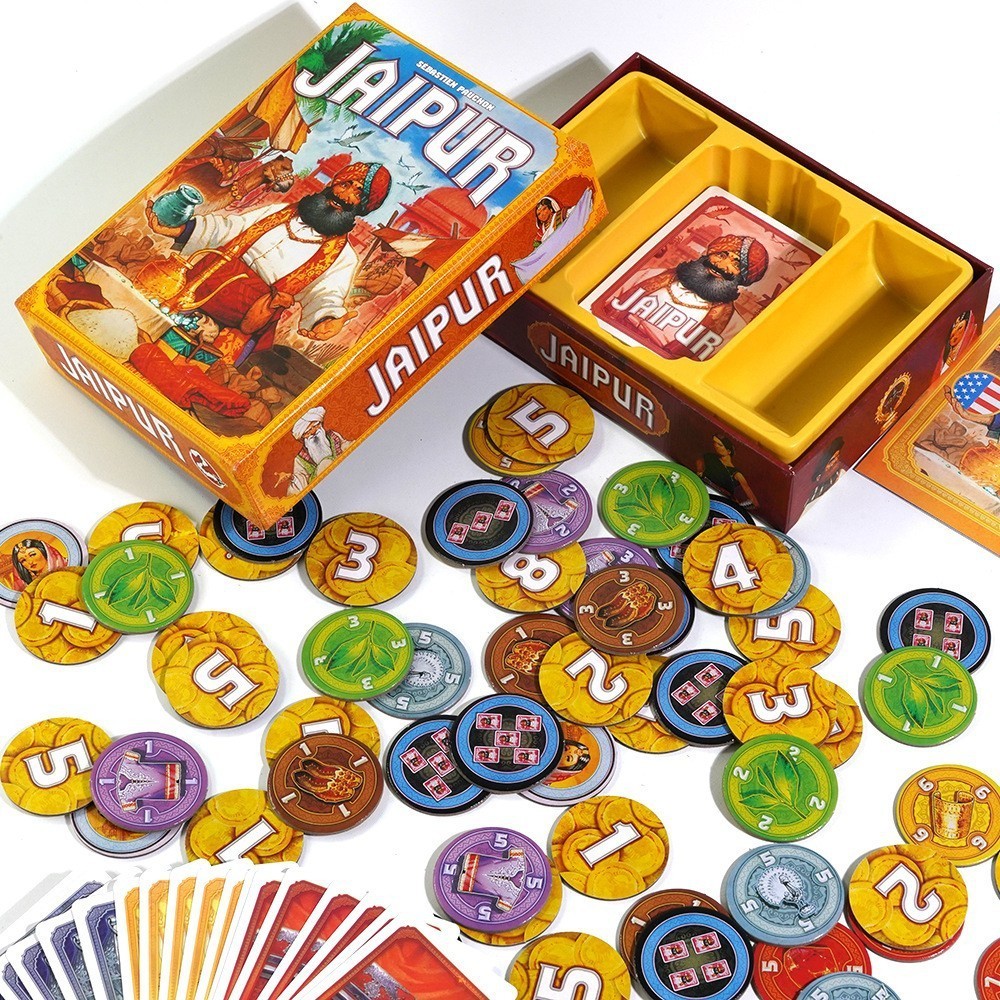 [Luật Việt] Boardgame Jaipur trò chơi 2 người giao dịch thương nhiên Tigar 6590