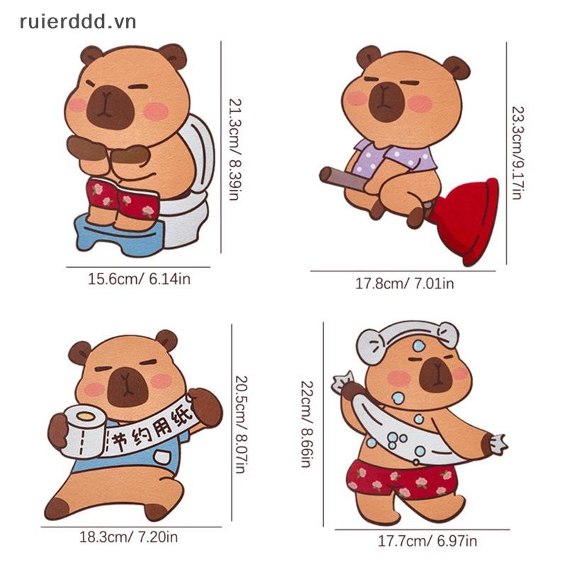 # Ruierdd # Nhãn dán khử mùi Capybara Phòng tắm Đề can khử mùi Nhãn dán khử mùi tự dính Trang trí phòng khách phòng tắm.