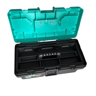 Hộp đựng công cụ đồ nghề 14 inch 36x18x18cm Gofuther - Thùng đồ nghề đựng dụng cụ linh kiện màu xanh