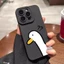 Dành Cho iQOO 15 13 Z10 Turbo Pro Plus Lite Z10X Neo10 Pro Plus 5G 4G Ốp Điện Thoại Ngộ nghĩnh Dấu Vịt Hoạt Hình Dễ Thương Mờ Đen Trắng Vỏ Mềm Đơn Giản