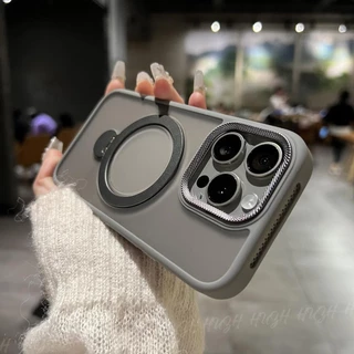 Ốp điện thoại di động xoay 360 độ cho iPhone 11, 12, 13, 14, 15, 16 Pro Max