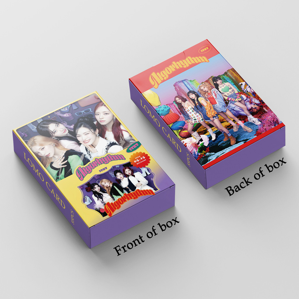 Linxx 55 Chiếc ITZY Algorhythm Album Lomo Card Kpop Photocards Bưu Thiếp Series