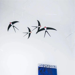Chim Di Động 5 Chiếc Chuông Gió Nuốt Bay Cho Chim Trong Nhà Móc Treo Di Động Thủ Công DIY Trang Trí Nhà Cho antirtvn antirtvn
