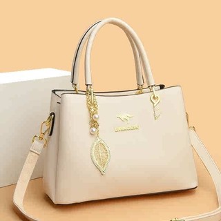 Túi Xách Da Luoman Kangaroo Dung Tích Lớn Xuân Hè 2024 Phong Cách Mới Túi Nữ Thời Trang Mẹ Đeo Vai Tất Cả Trận Đấu