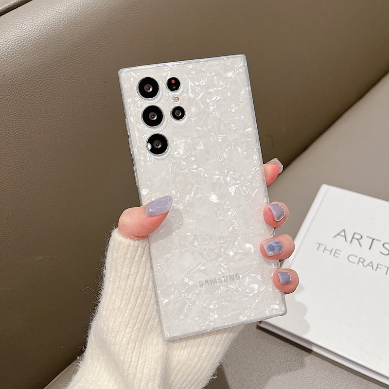 Ốp Điện Thoại Acrylic Cho Samsung Note 20 Ultra S24 S23 S22 S21 Ultra Plus S20 Fe A54 A34 A73 A53 A33 A72 A52 A32 A71 A51 A31 Ốp Điện Thoại Chống Sốc Mềm Trong Suốt