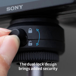 PGYTECH CapLock Bộ Camera hành động phát hành nhanh với giao diện 1 / 4 "Thiết kế khóa kép cho GoPro Insta360 DJI và điện thoại thông minh