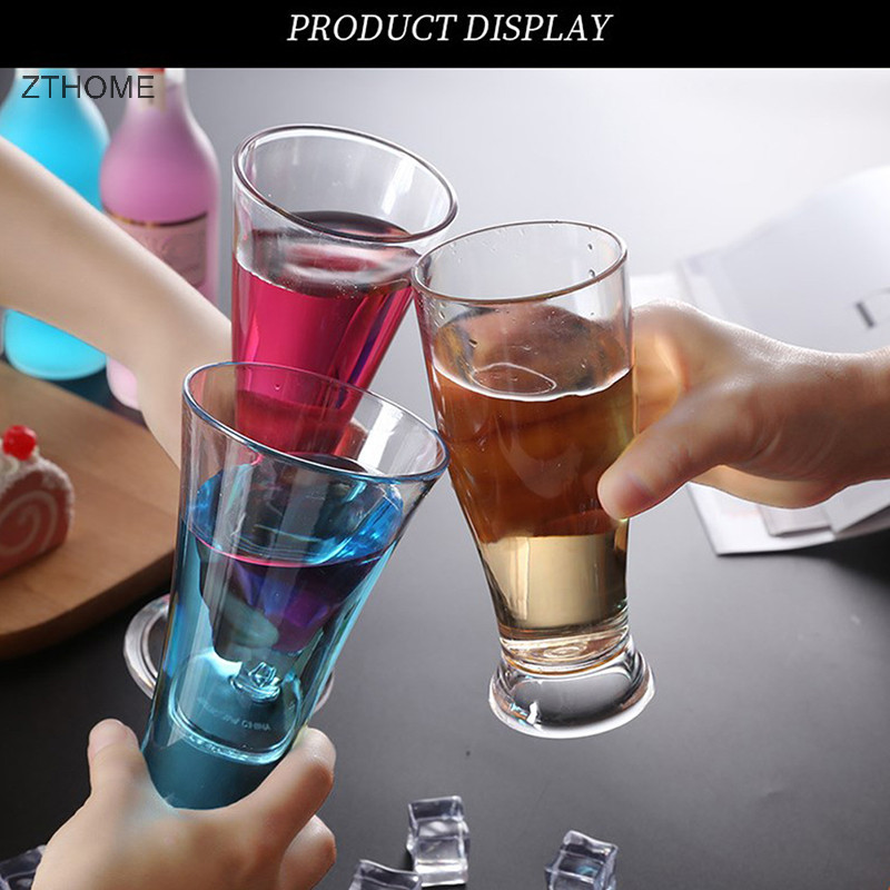 Zthome Acrylic Cocktail Cup Nhà Tiệc Cưới Thanh Cốc Nước Uống Rượu Kính HOT