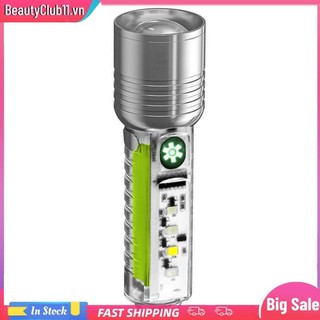 [Sẵn sàng] Đèn pin LED XHP50 500mAh 800LM Đèn pin Type-C USB có thể sạc lại chống nước