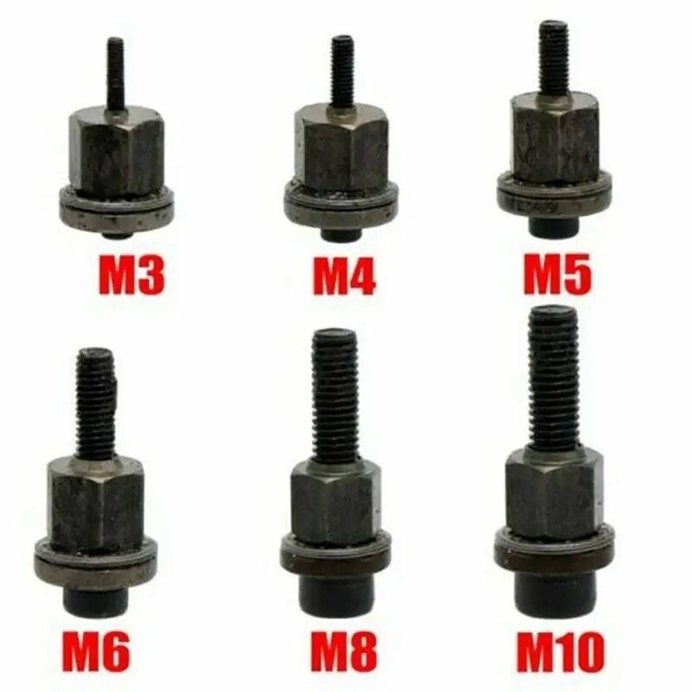 Neaverler 1 Cái Dụng cụ tán đinh thủ công, M3 M4 M5 M6 M8 M10 Đai ốc đinh tán cầm tay Mandrel Staple, Lắp đặt dễ dàng Bộ chuyển đổi tán đinh điện cho bộ công cụ đinh tán đầu đinh tán đinh tán đinh tán đinh tán