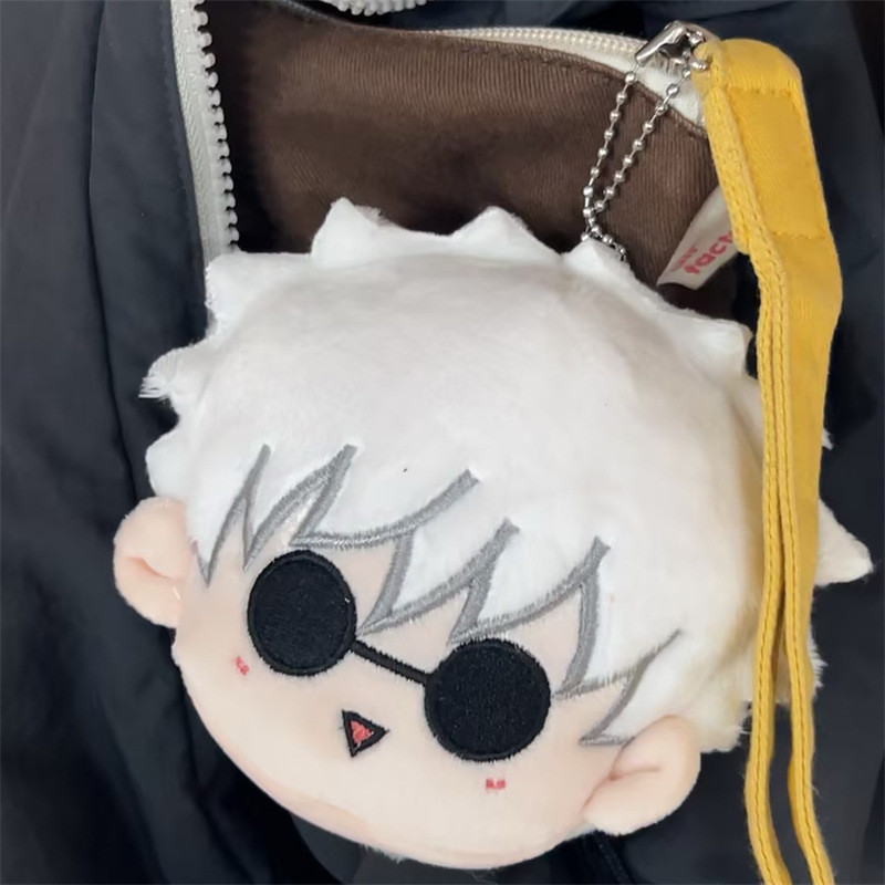 Anime Jujutsu Kaisen Sang Trọng Búp Bê Móc Khóa Satoru Gojo Geto Suguru Plushie Đồ Chơi Nhồi Bông Móc Khóa Mặt Dây Chuyền Phụ Kiện
