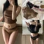 Quần lót ren thêu lưới ESSENCEH, Quần lót trong suốt thoáng khí liền mạch, Quần lót liền mạch thoáng khí bằng Nylon eo thấp gợi cảm