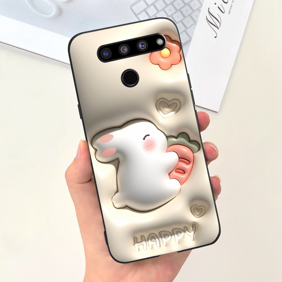 Ốp lưng LG V50 ThinQ 5G LM-V500EM Thẩm Mỹ Mèo Gấu Trúc Dễ Thương Sơn Vỏ Silicon Mềm LG V50 ThinQ Ốp Lưng Điện Thoại