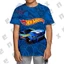 Racing Spirit: Áo thun in hình đua xe Hot Wheels dành cho trẻ em - Áo ngắn tay dành cho người hâm mộ ô tô trẻ trung