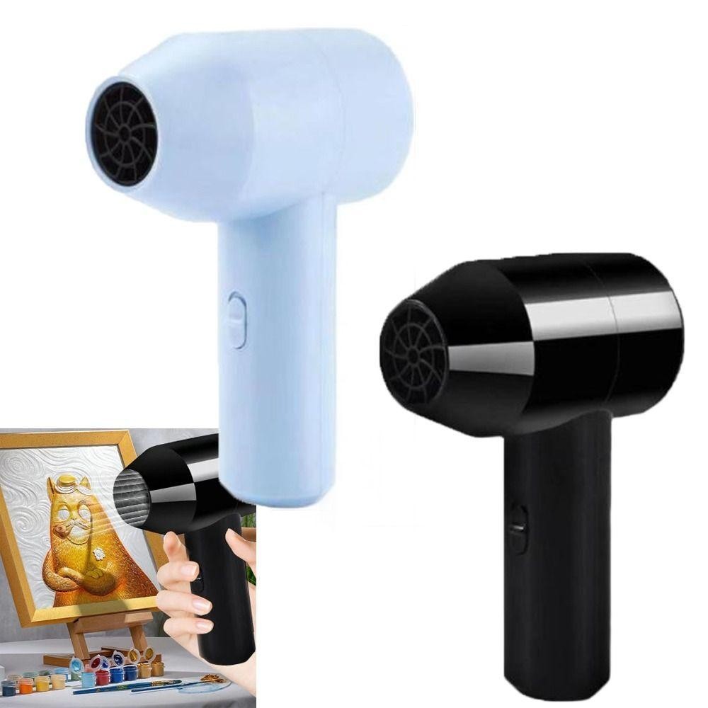 Máy Sấy Tóc Không Dây CAST, Để Sấy Tranh Máy Thổi Khí Có Thể Điều Chỉnh, Màu Đen Di Động Nhanh Khô Quạt Thổi Khí Mini