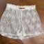 Quần Short Eo Co Giãn NICOLOO, Quần Short Sọc Xanh Gothic Hồng, Quần Legging Ren Nút Mùa Hè Dễ Thương Cho Nữ Cô Gái