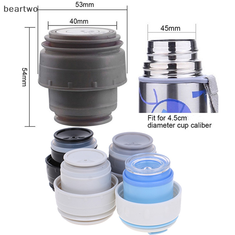 < Beartwo > Nắp bình đạn 4,5cm Cốc du lịch Bình chân không Nắp cốc Ổ cắm giữ nhiệt Vỏ đẹp