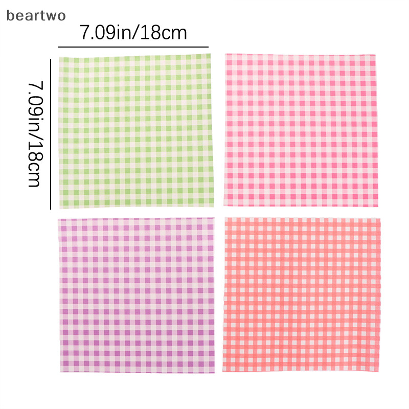 < Beartwo > 100 Chiếc Giấy Wd Thực Phẩm Giấy Sáp Chống Dầu Bánh Mì Burger Macarons Bao Bì Dụng Cụ Nướng Bánh Nhà Bếp Giấy Trang Trí Đẹp