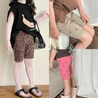 Q11- Quần leggin đùi bé gái hình nơ xinh cho bé gái Size từ 8-30Kg