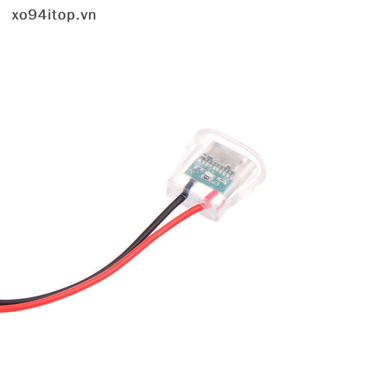 Xoitop 2pin USB Loại C Ổ Cắm Sạc Loại Đầu Vào Có Đèn LED Tấm Chống Nước Cổng Nguồn USB-C TYPE-C Nữ Kết Nối Jack VN