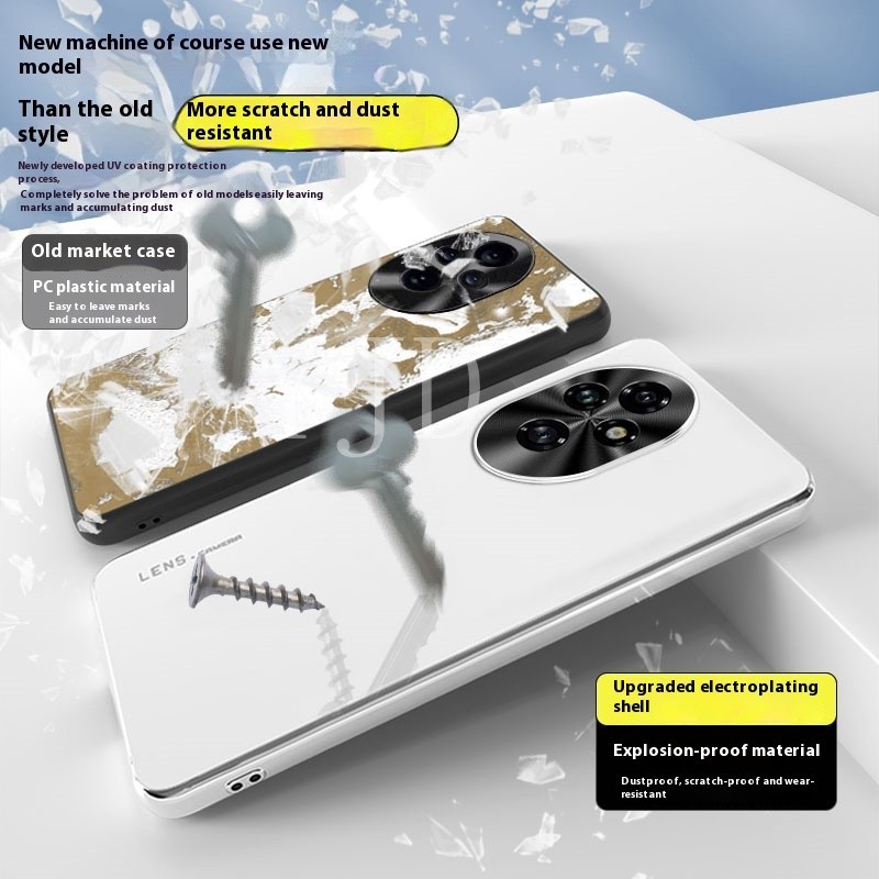 Ốp Lưng Cho Honor 200 Pro Sản Phẩm Mới Acrylic Backboard Điện Thoại Chống Sốc Caseone