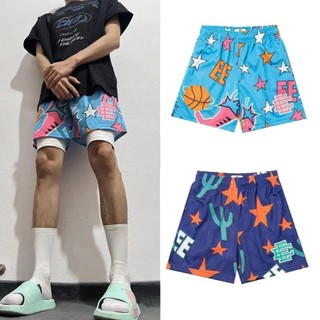 Eric Emmanuel Phong Cách Mới Đường Phố Mỹ Chạy Bộ Thể Thao Quần Short Bóng Rổ Quý Không Rời Đầu Gối Hợp Thời Trang Thoáng Khí Nhanh Khô Mồ Hôi Thường Ngày Mùa Hè Nam Nữ Giả Hai Mảnh Đôi