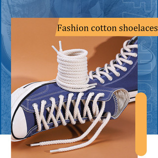 Mới Cổ Điển Cotton Gai Dây Tròn Dây Giày 6.9 Mm Hạt Điều Đậm Hoa Dây Giày Dệt Vải Dây Giày Cho Giày Thể Thao Thông Thường