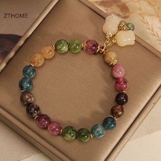 Zthome Thời Trang Pha Lê Vòng Tay Nữ Cô Gái Ánh Sáng Hoa Lan Mặt Dây Chuyền Đính Hạt Vòng Tay Sinh Nhật Trang Sức Phụ Kiện HOT