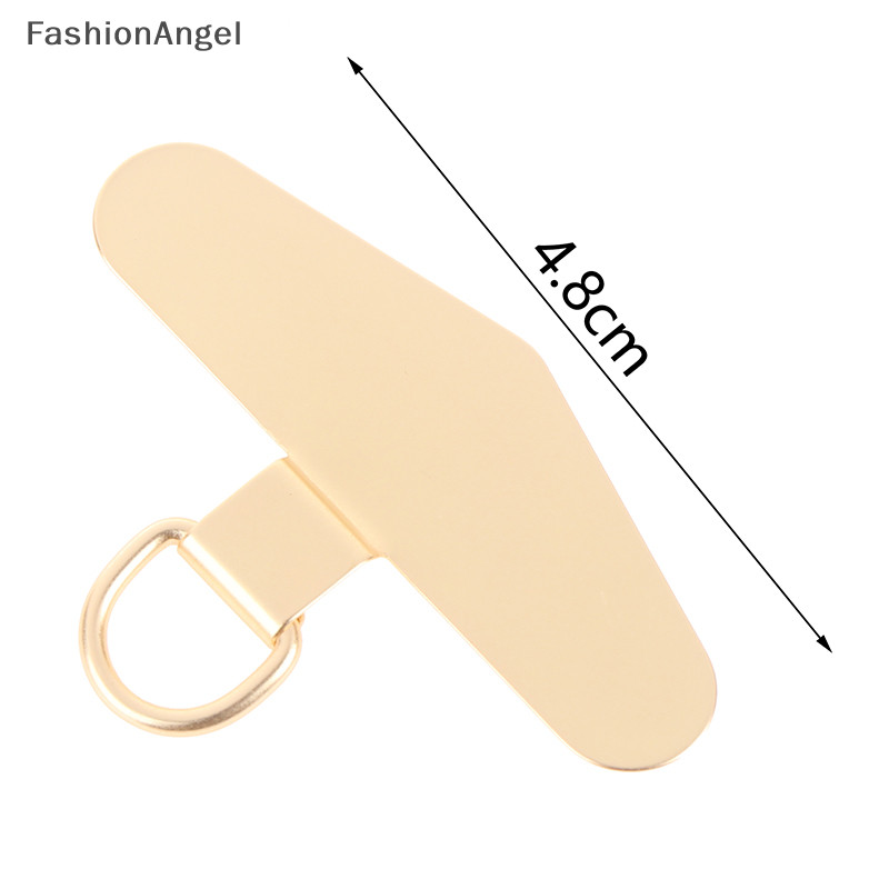 Fashionangel Siêu Mỏng Kim Loại Điện Thoại Di Động Kẹp Thép Không Gỉ Dây Thẻ Chống Rơi Kẹp TH