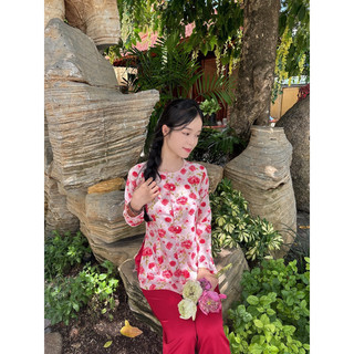 set bà ba bông dài tay, bà ba miền tây Việt Nam