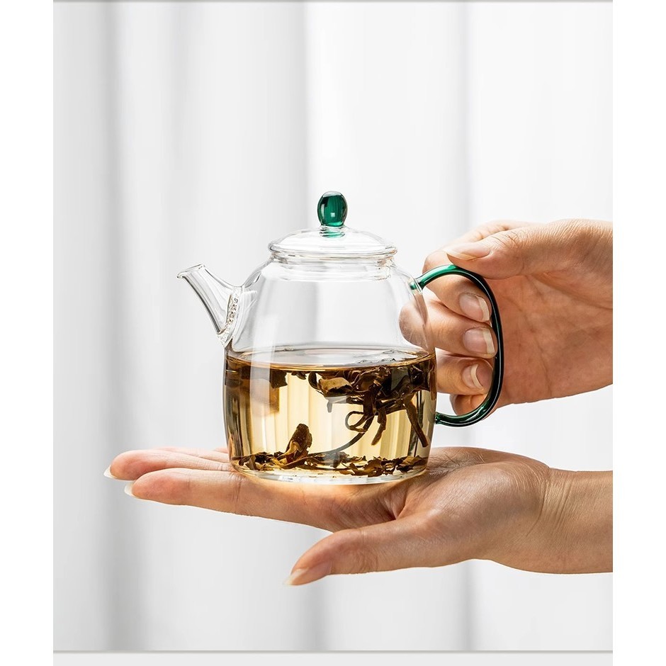 Ấm Thủy Tinh Pha Trà Hoa, Cà Phê Bằng Chất Liệu Thủy Tinh Cao Cấp Dung Tích 320 ml