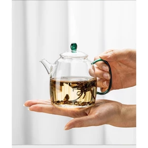 Ấm Thủy Tinh Pha Trà Hoa, Cà Phê Bằng Chất Liệu Thủy Tinh Cao Cấp Dung Tích 320 ml