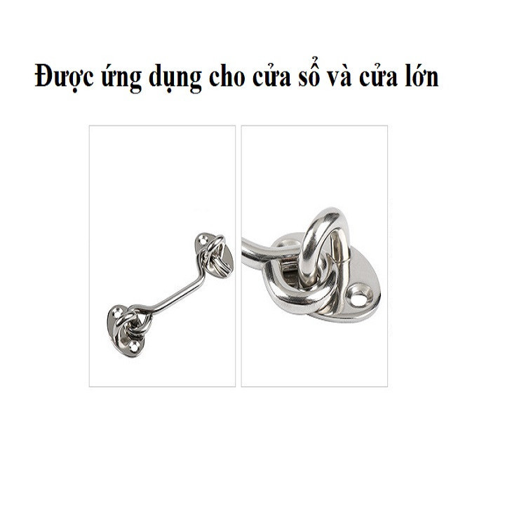 MÓC CỬA, CHỐT CỬA SỔ CHỐNG GIÓ GIẬT VA ĐẬP BẰNG THÉP KHÔNG GỈ - FE123