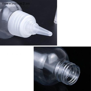 [Mới] Chai nhỏ giọt ép nhựa 10-200ml có vít Mắt trong suốt Chai nhỏ giọt dầu mực lỏng Hộp đựng sắc tố sơn.