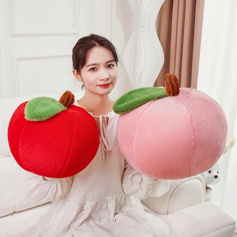 Rytanda Apple Sang Trọng Đồ Chơi Mô Phỏng Dễ Thương Táo Đỏ Mềm Đầy Trái Cây Gối Cho Trẻ Em Bạn Gái Quà Tặng Sinh Nhật Trang Trí Gia Đình Quà Tặng Giáng Sinh