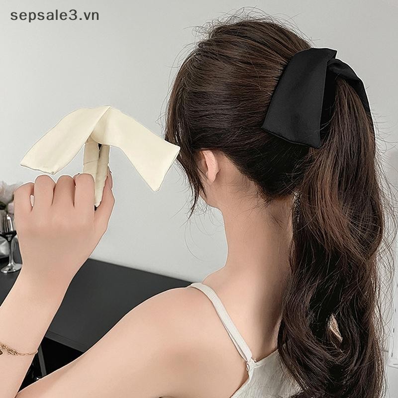 # sepsale # Mới Hàn Quốc Nơ Chuối Móng Vuốt Bé Gái Ruy Băng Kẹp Tóc Phụ Kiện Tóc Mũ Nữ.