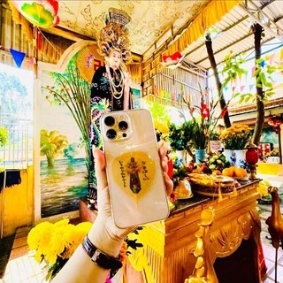 [TẶNG BAO LÌ XÌ LỘC] Lá Bồ Đề Diêu Trì Kim Mẫu Đã Khai Quang Nhũ Vàng Tài Lộc Phong Thuỷ Decor Nam Nữ