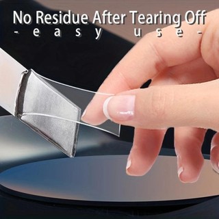 CLEARLINE Băng hai mặt, Băng Nano hai mặt trong suốt, Băng dính liền mạch chống thấm nước có thể tái sử dụng