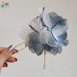 Lưới Vải tuyn Hoa Kẹp Tóc Hình Chữ U Kẹp Tóc Handmade Lâu Dài Tạo Kiểu Tóc Dụng Cụ Cho Sinh Nhật Sân Khấu Đảng Kiểu Tóc Làm