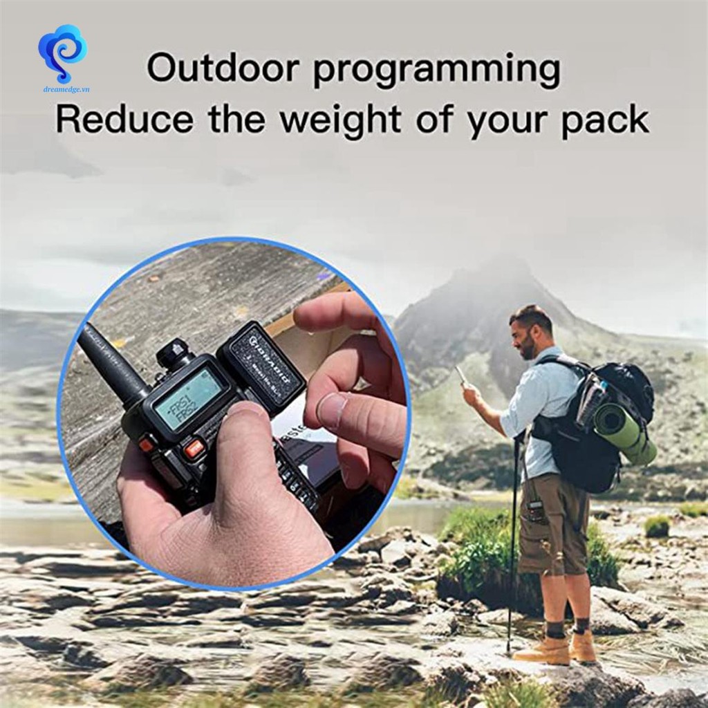 [Dreamedge] Lập trình viên tần số Bluetooth cho bộ đàm di động, ứng dụng UV-5R/888S: ghi tần, lập trình vô tuyến