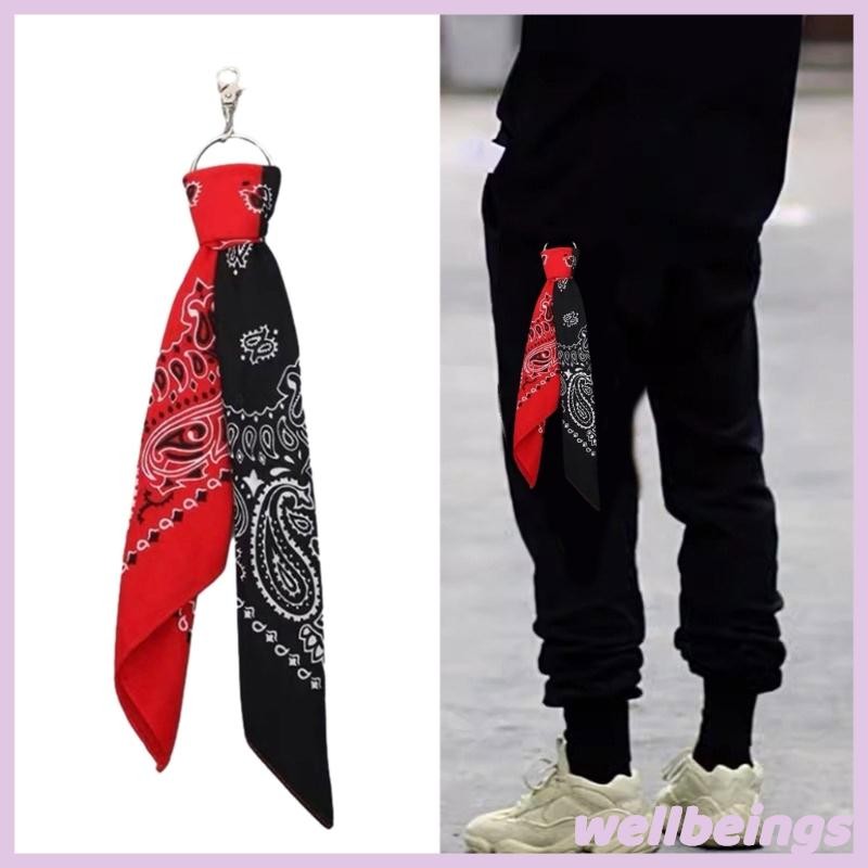 Wellb Hợp Thời Trang Hạt Điều Dây Xích Vuông Khăn Quần Dây Xích Hip Hop Phụ Kiện Thời Trang