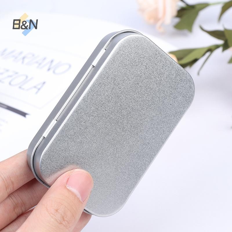 B & N Survival Kit Thiếc Nhỏ Trống Kim Loại Thiếc Flip Hộp Bảo Quản Hộp Đựng Tiền Xu Kẹo Chìa Khóa.
