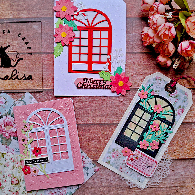 Khuôn Cắt Thép Carbon Độc Quyền Dập Nổi & Khắc Axit DIY Cho Scrapbook Và Sổ Tay