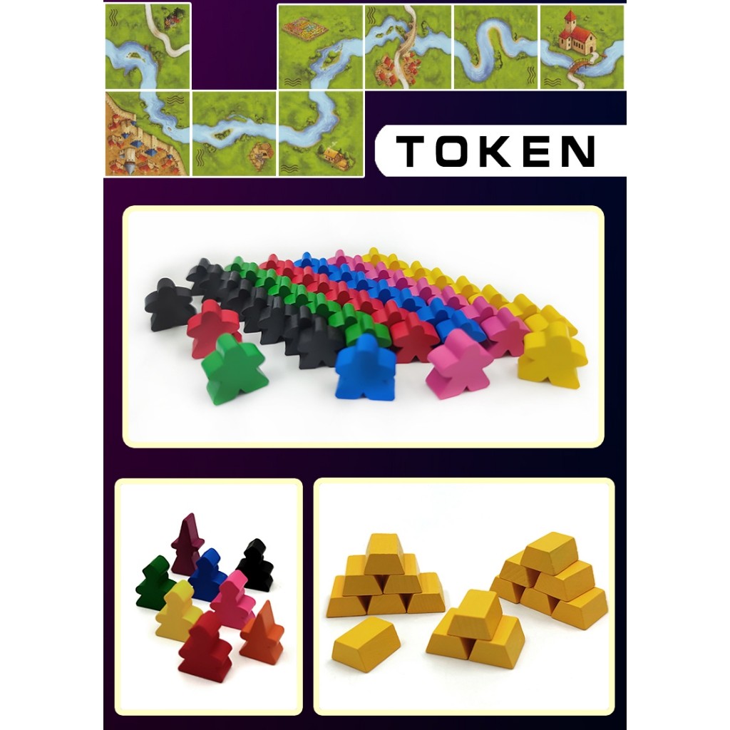 [Luật Việt] Boardgame Carcassonne Big Box Quản Lý Lãnh Thổ Tigarboardgame
