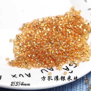 Hạt Thủy Tinh Vàng Bạc và Hạt Gạo cho Trang Sức Handmade