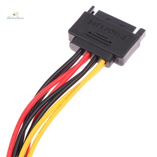[Nhà Điện] 1 Dây Nối Dài SATA 20CM Cho HDD SSD Đĩa Cứng SATA Power Y Cáp Chia 15 Pin Nam Đến Kép 15 Pin Nữ Cáp Điện mới