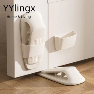 Giá đỡ sàn YYLINGX, Nút chặn cửa silicon chống va chạm, Bảo vệ tường tự dính hút mạnh Doorstop Home