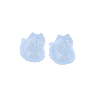 Cổ phong cách pha lê thủy tinh Mặt dây chuyền hồ ly nhỏ Tự Làm Vòng Cổ thủ công kẹp tóc Yingluo Hán phục phụ kiện vật liệu trang sức